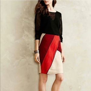 Anthropology / Maeve Pencil Midi Skirt